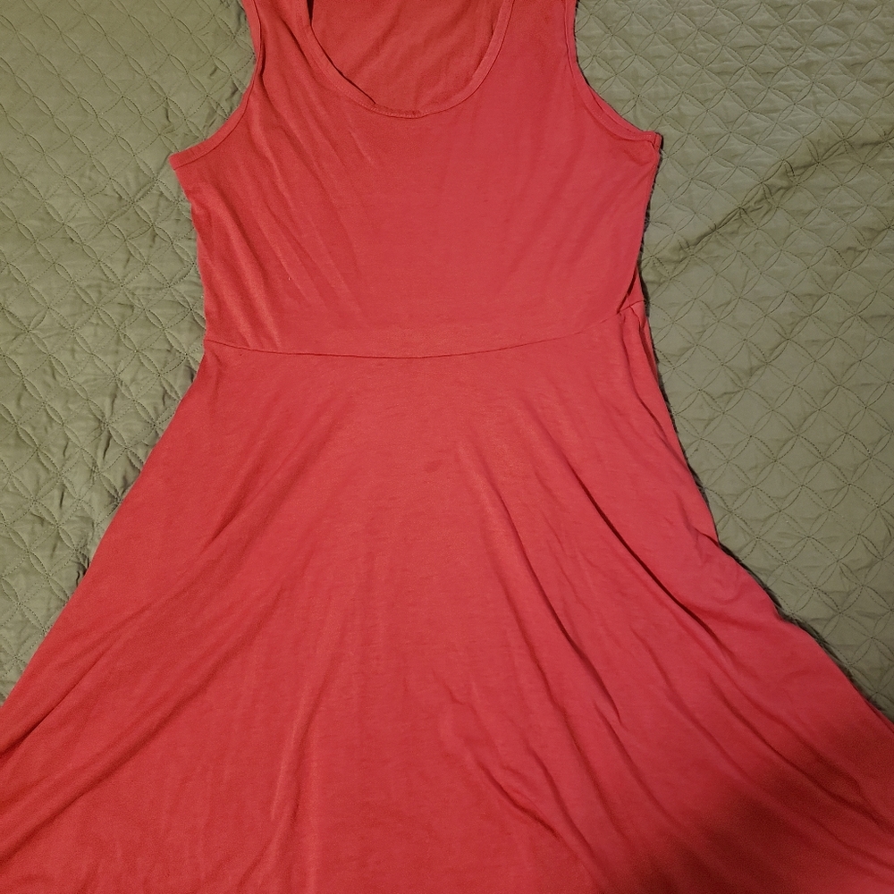 Lularoe Nikki Dress Bright Pink XL